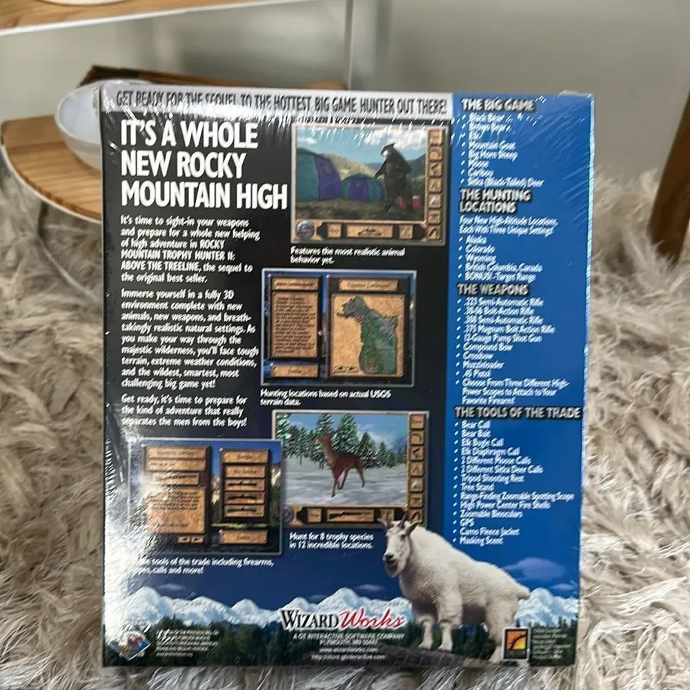1999 Rocky Mountain Trophy Hunter‎ 2 Above The Treeline PC CD-ROM Windows 95/98